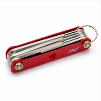 MAX GERMANY, Folding Allen Key Set, 1.5-6 mm, Chrome Vanadium Steel, Hex Screw Tightening