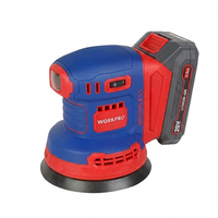 WorkPro, 20V Brushless Cordless Orbital Sander, 125mm Pad, 6000-12000/min