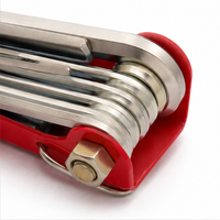 MAX GERMANY, Folding Allen Key Set, 1.5-6 mm, Chrome Vanadium Steel, Hex Screw Tightening