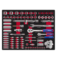 WorkPro, 255-Piece 7-Drawer Tool Cabinet Set with EVA Trays for Organized Access