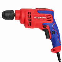 WorkPro, Keyless Professional Electric Drill, 500W, 10mm Chuck, Fast Accurate Drilling