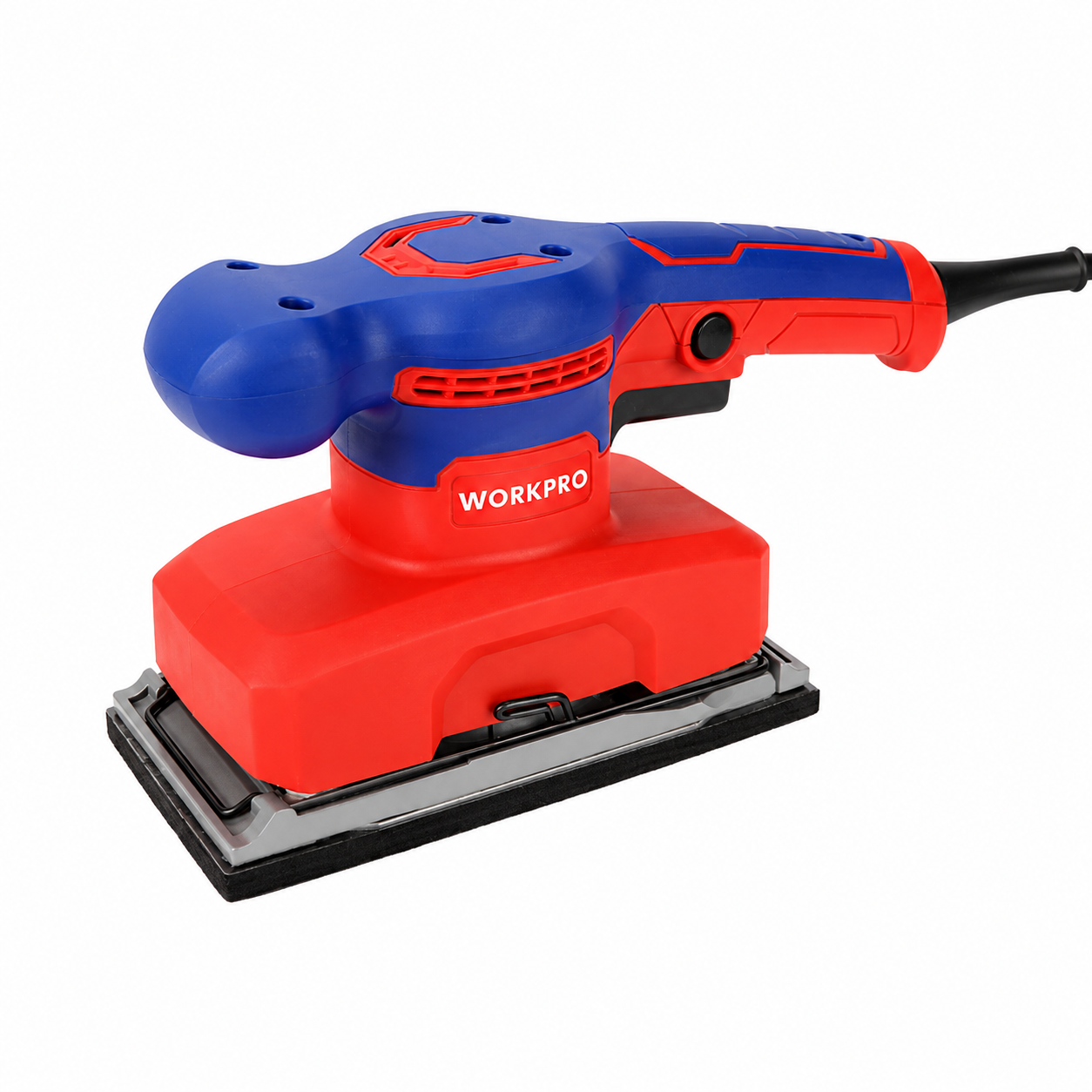 WorkPro, Professional Finishing Sander, 320W, 93x185mm Pad Size for Smooth Finishing