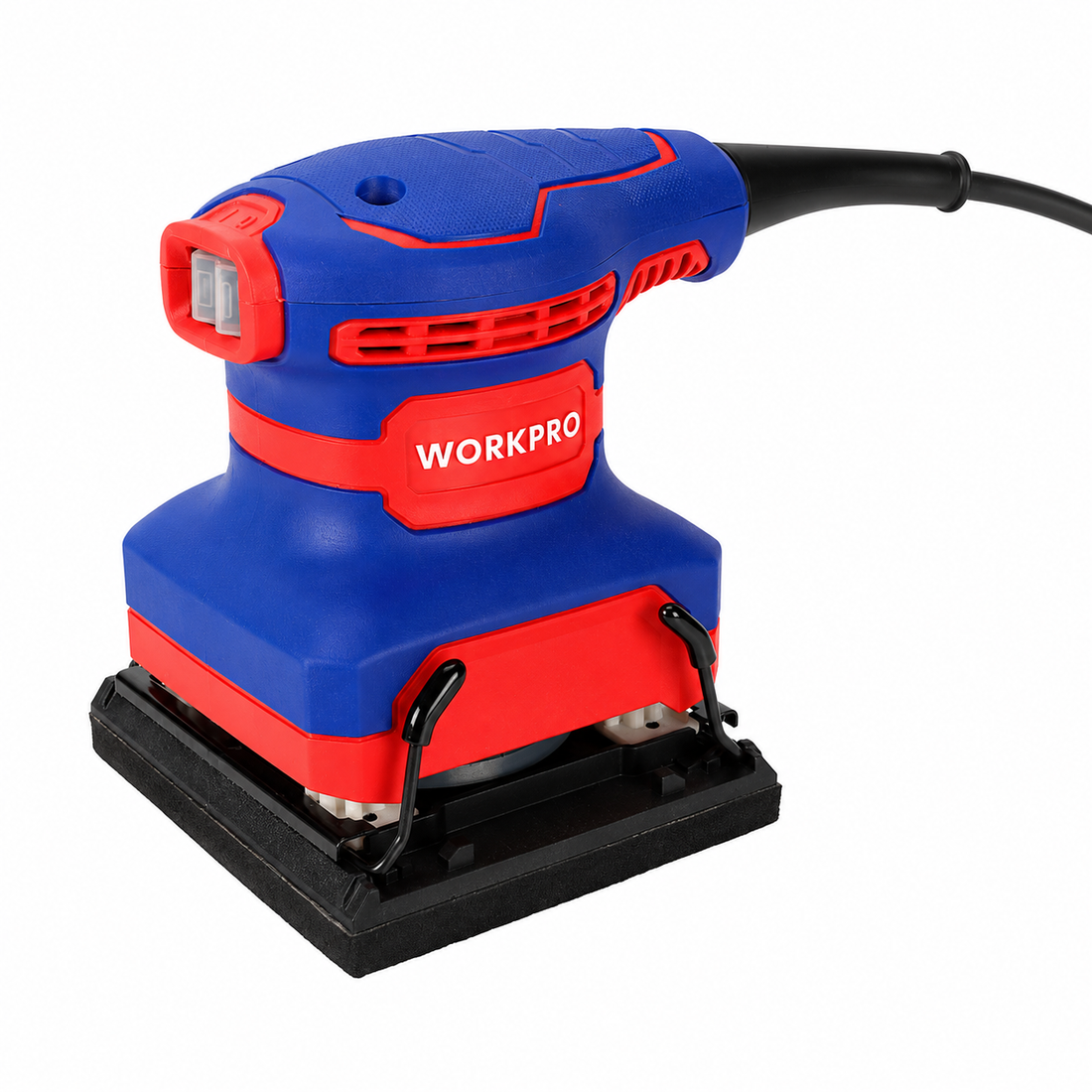 WorkPro, Palm Sander, 240W, 14500 RPM, 110x100mm Pad, Smooth Sanding