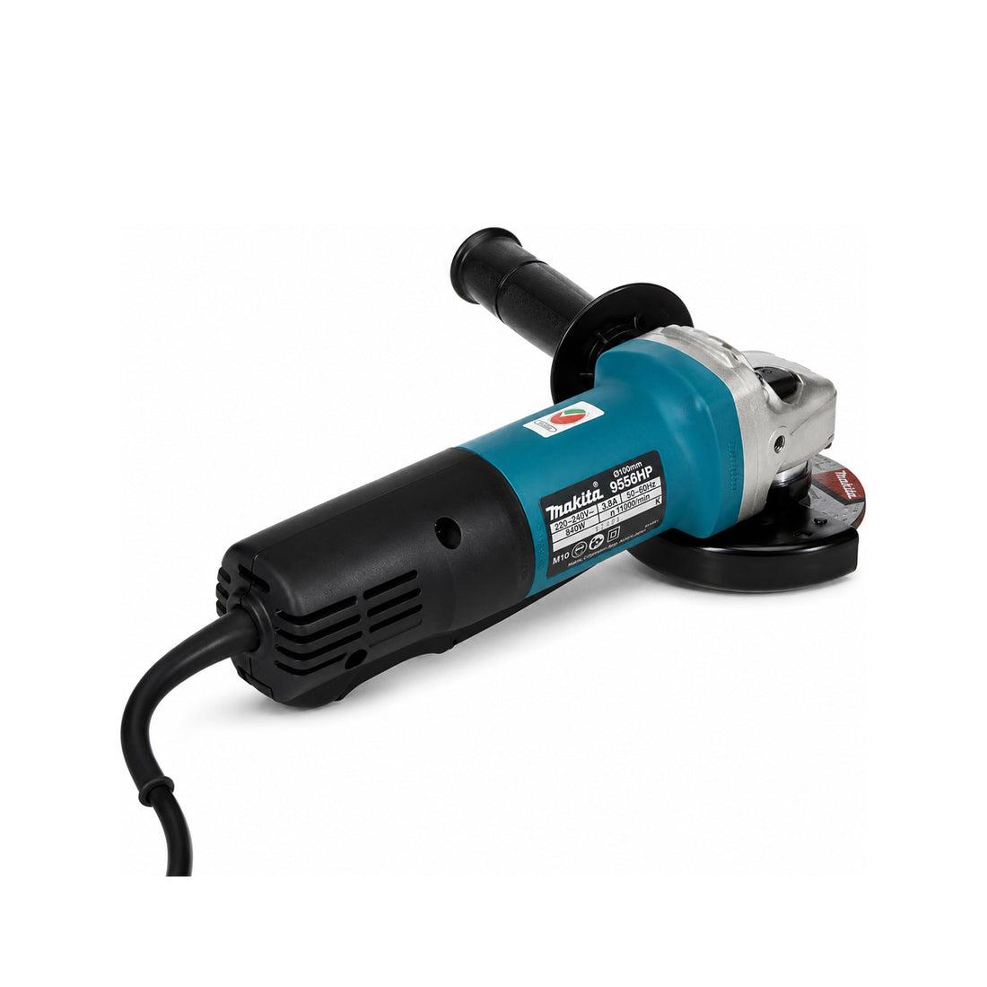 Makita, 840W 4-inch Angled Metal Grinder for Precise Cutting and Grinding