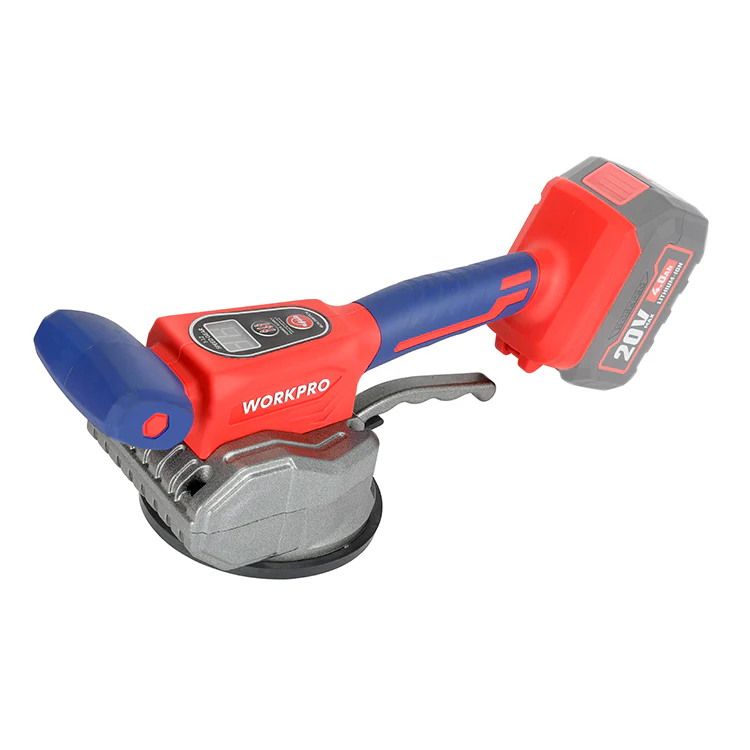 WorkPro, 20V Tile Vibration Machine, 3500-8500/min, 50kg Suction, Secure Tile Setting