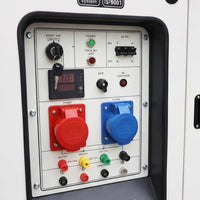 مولد ديزل صامت HI-PERFECT DG23000SE3، 15 كيلوواط، ثلاثي الطور، تشغيل كهربائي، طاقة مستقرة - 4