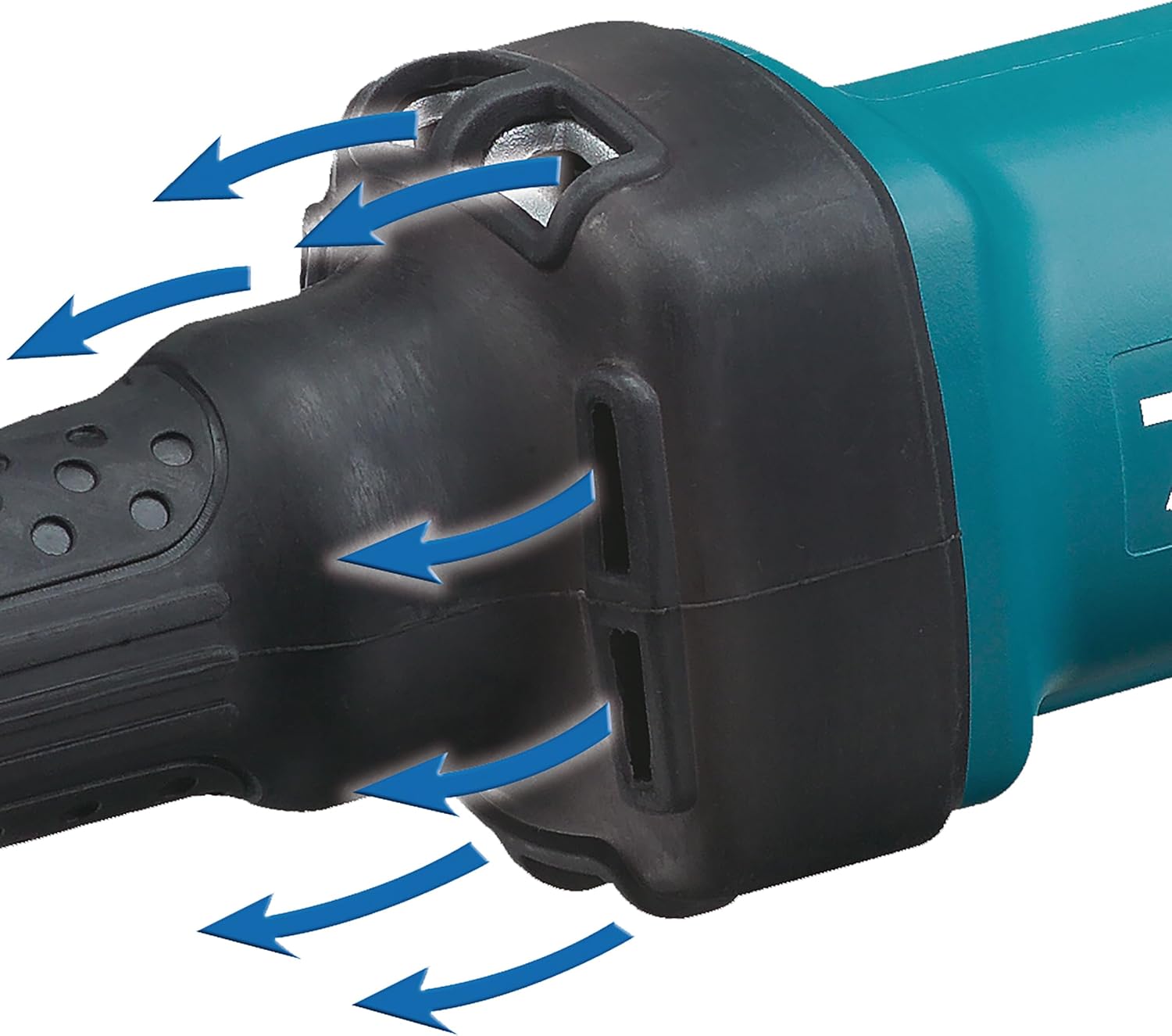 مبرد/صاروخ جلخ دي Makita GD0600 6مم 1/4 بوصة، 400 واط، سرعة 25000 دورة/دقيقة، أداء دقيق في التشطيب