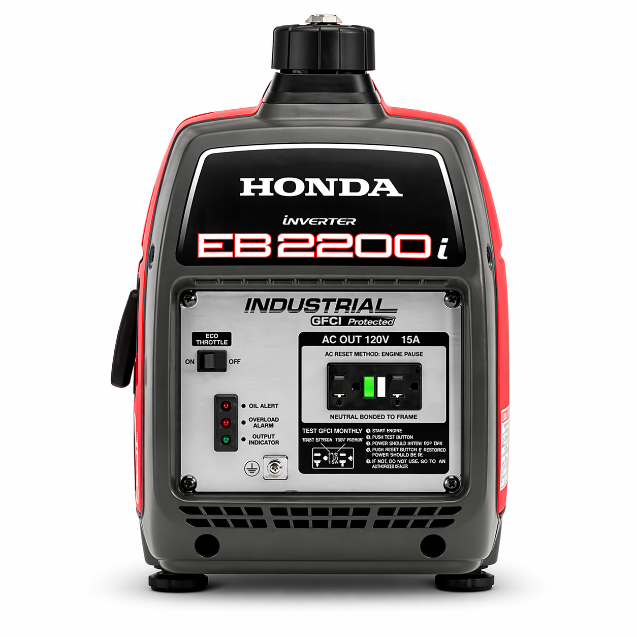 مولد بنزين EB2200SD، 1.8 ك.ف.أ، قدرة 1.6/1.8 كيلوواط، تشغيل 220 فولت، طاقة محمولة موثوقة - 1