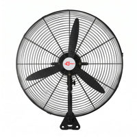 مروحة حائط Perfect HW26105، 26 بوصة، 260 واط، 220 فولت، تدفق هواء قوي وتبريد فعّال - 2
