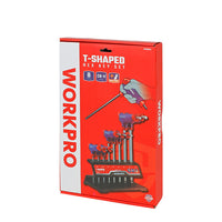 مجموعة مفاتيح ألن T-Shape 8 قطع، WP200542، 2-10 مم، قبضة مريحة وعزم أعلى