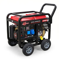 مولد ديزل Hi-Perfect DG8000E، 7 كيلو واط، تشغيل كهربائي، طاقة موثوقة للمشاريع الثقيلة - 2