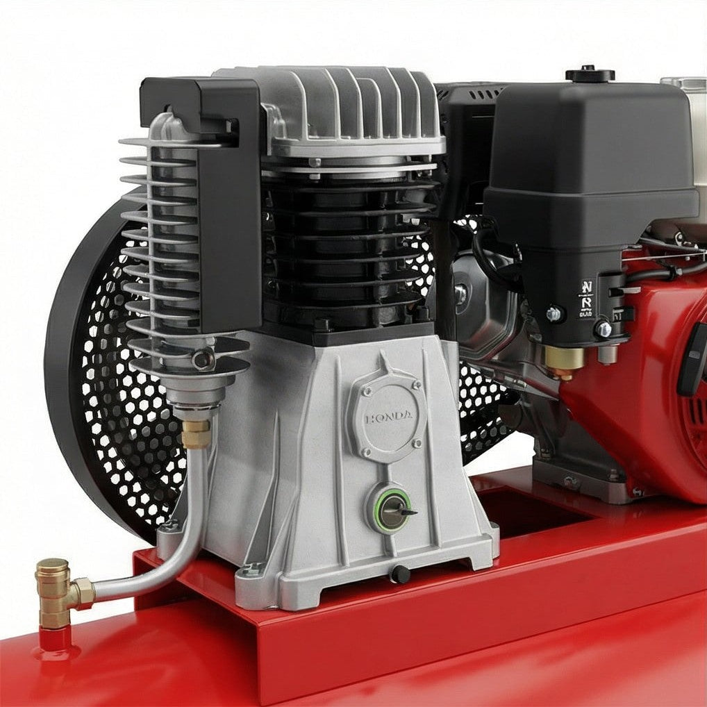 مكبس هواء 500 لتر، (N500-ES)، قدرة 11.7 حصان، ضغط 175 PSI، أداء قوي ومتواصل - 3