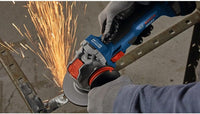 صاروخ بطارية Bosch Brushless GWS180LI 4.5، 18 فولت، 4 أمبير، أداء قطع وتنظيف قوي