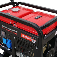 مولد ديزل Hi-Perfect DG8000E، 7 كيلو واط، تشغيل كهربائي، طاقة موثوقة للمشاريع الثقيلة - 3