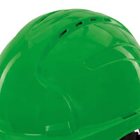 خوذة أمان خضراء، موديل Gariox، HDPE، مقاس 52-62 سم، تهوية وحماية عالية للصدمات - 5