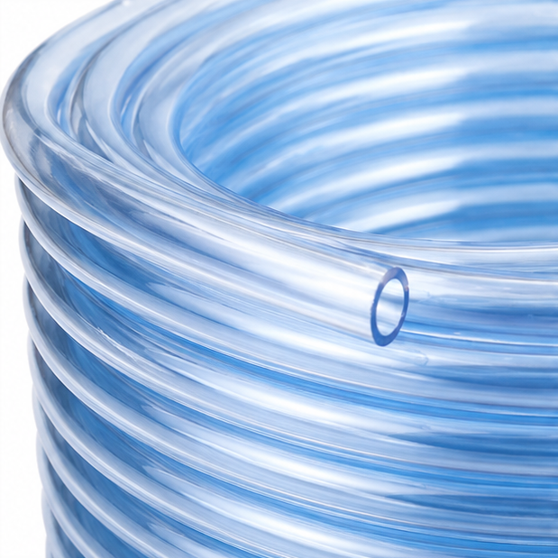 خرطوم مياه شفاف عايد، 1/2 بوصة × 25 متر، PVC مقوى، مرن ومضاد للالتواء لريّ سهل - 4