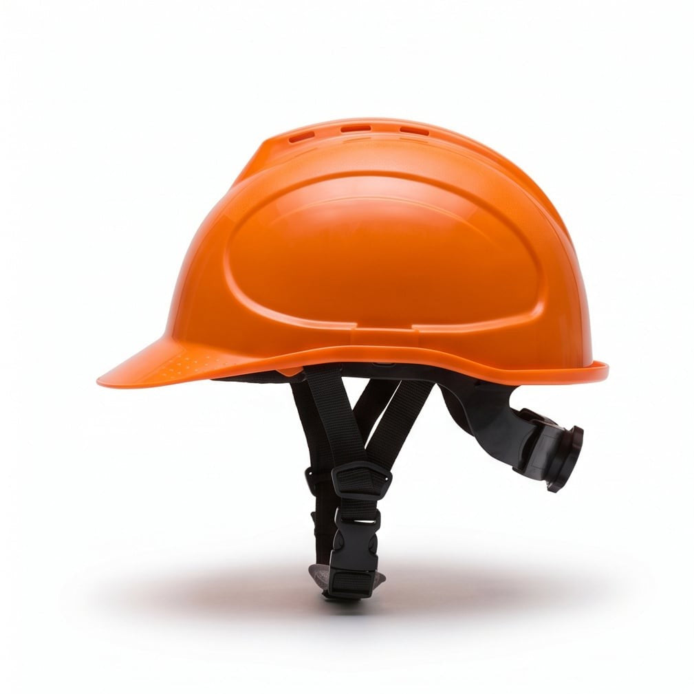 خوذة أمان جاريوكس برتقالي (Gariox Orange)، HDPE، 52-62 سم، مهوّاة/غير مهوّاة، حماية عالية من الصدمات - 1