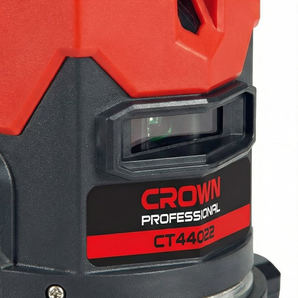 جهاز ميزان ليزر Crown CT44023، بلاستيك، أوتوماتيكي، 22.8×19 سم، قياس دقيق وسهل - 4