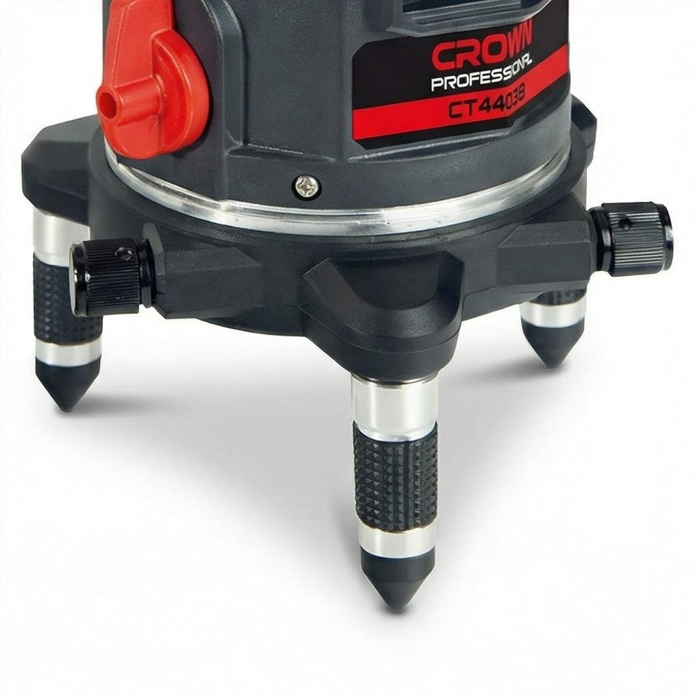 جهاز ميزان ليزر Crown CT44023، بلاستيك، أوتوماتيكي، 22.8×19 سم، قياس دقيق وسهل - 3