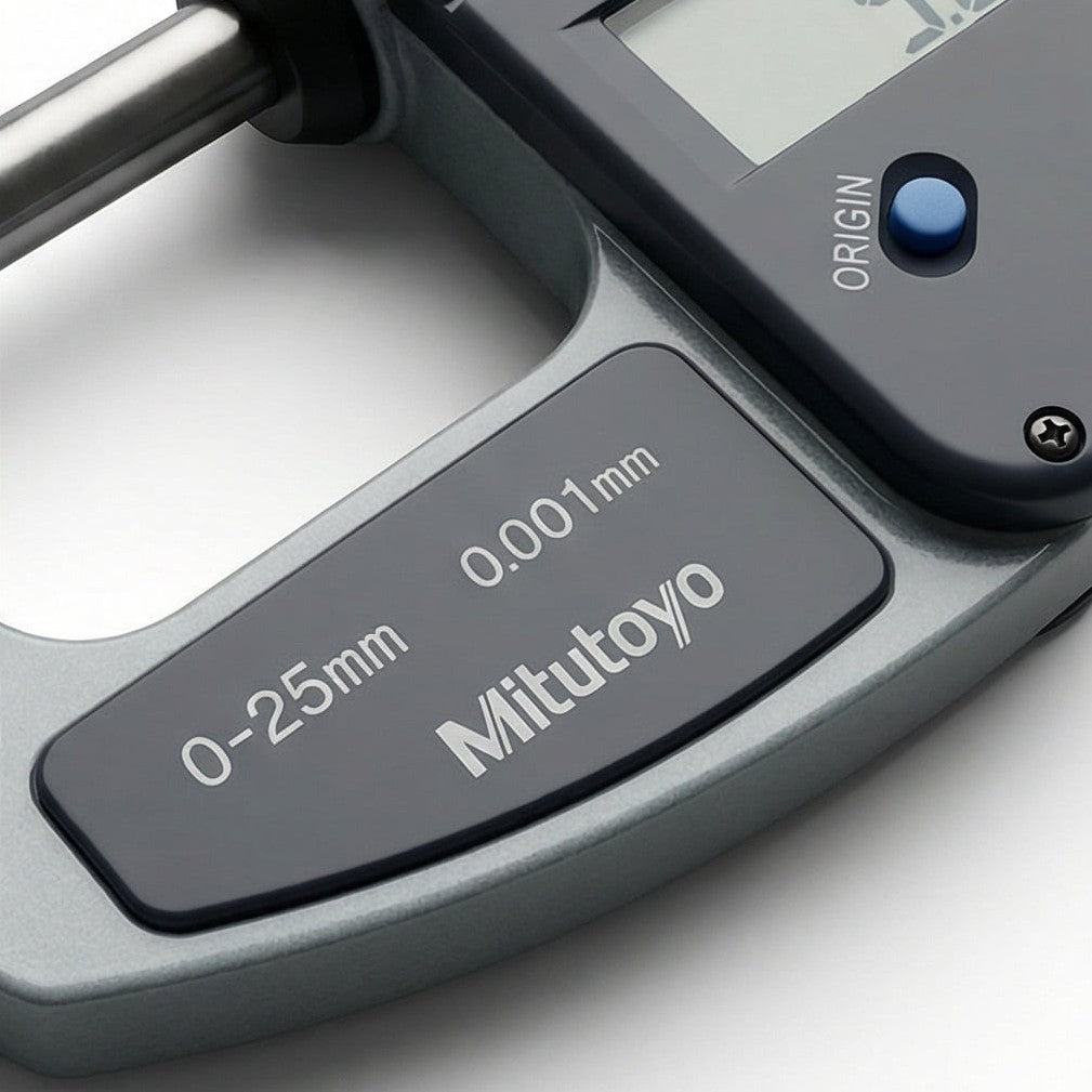 ميكرومتر خارجي، 293-821، مدى 0-25 مم، دقة 0.001 مم، شاشة LCD، قياس موثوق - 4