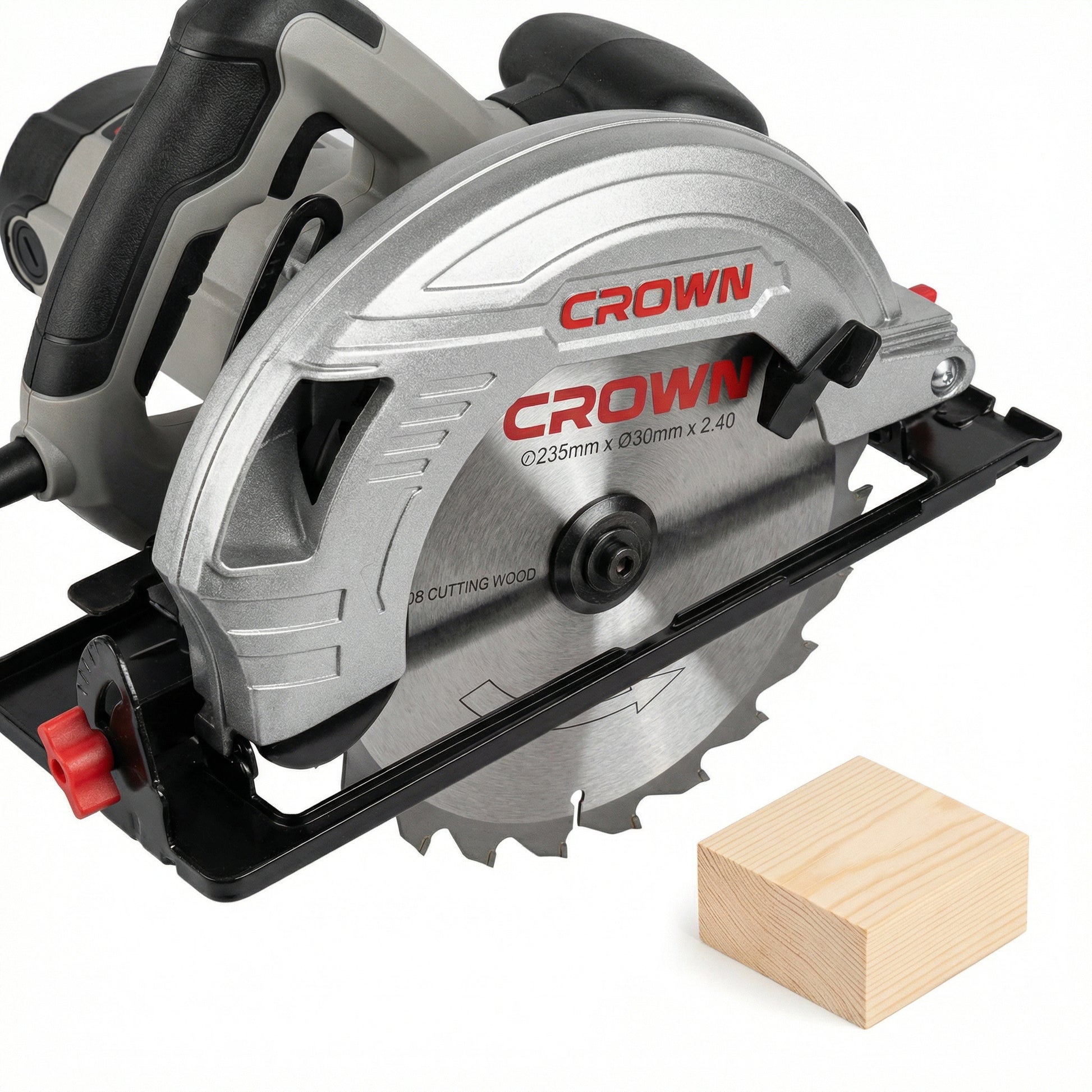 منشار دائري Crown 15210-2000W 9 بوصة، CT15210-235، ضبط عمق القطع، قطع دقيقة وسهلة