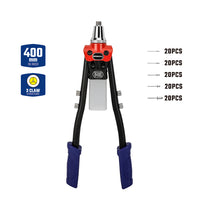 مكواة برشام يدوية 16 بوصة، WP225001، CR-MO، 5 مقاسات، توفير الجهد