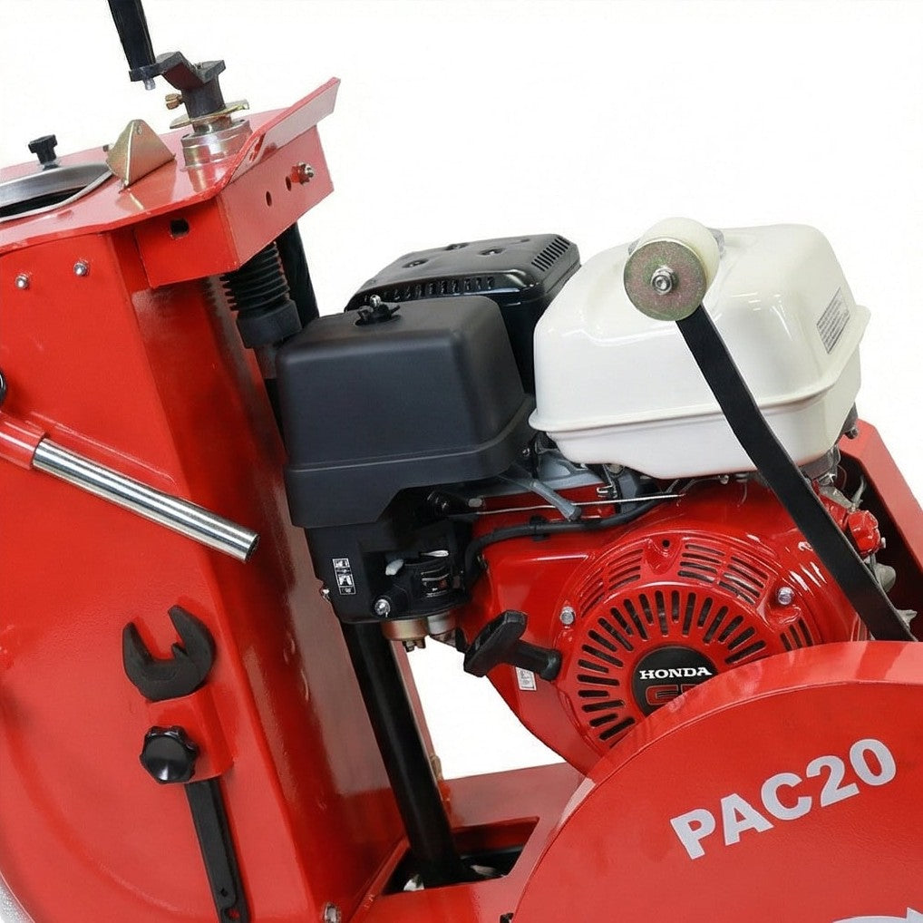 ماكينة قطع أسفلت 20 بوصة (PAC20)، محرك هوندا GX390، عمق قطع 180 مم، أداء ثابت للقطع العميق - 3