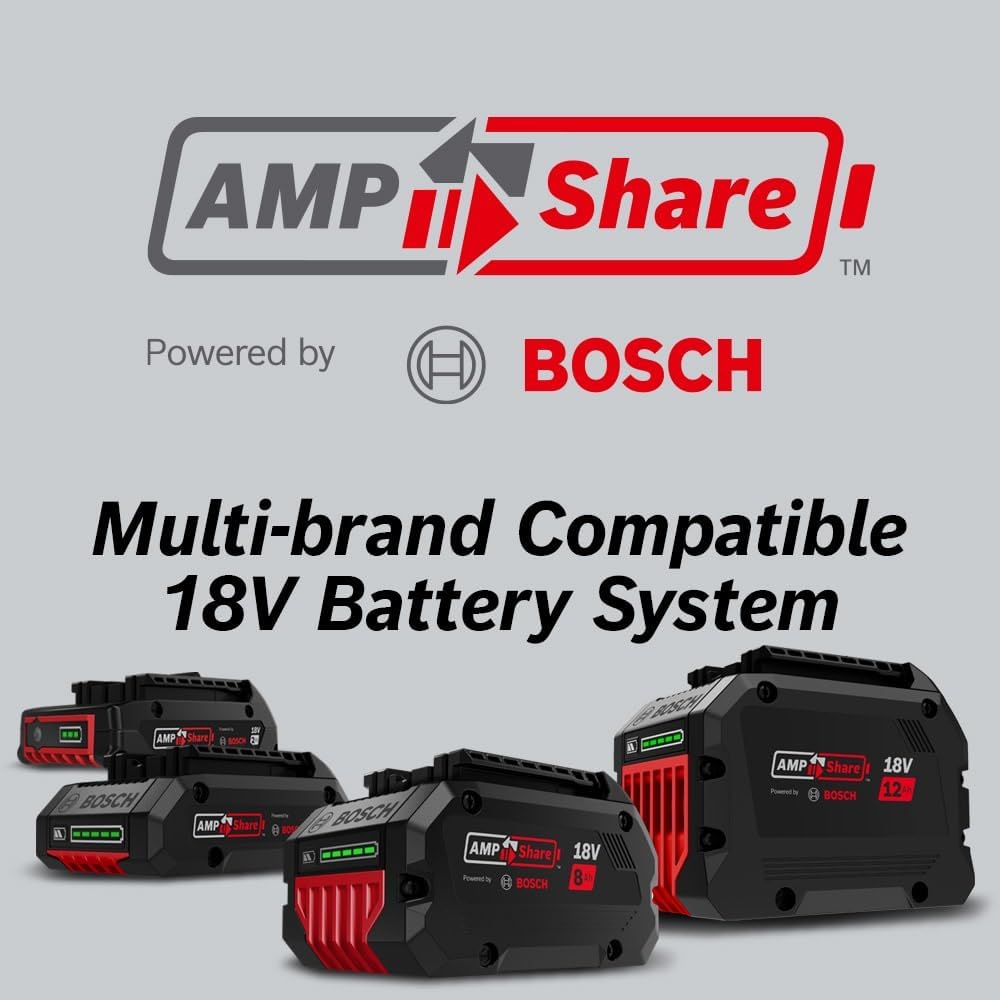 صاروخ بطارية Bosch Brushless GWS180LI 4.5، 18 فولت، 4 أمبير، أداء قطع وتنظيف قوي