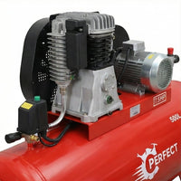 كمبروسر هواء إيطاليا بيرفكت 500 لتر 7.5 حصان، موديل N500/VG6/7.5HP، 10 بار، قوة تشغيل عالية - 3
