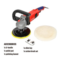 WORKPRO POLISHER، WP472404، 1400 واط، سرعة 1500-3800 دورة/دقيقة، تلميع فعّال ومتوازن