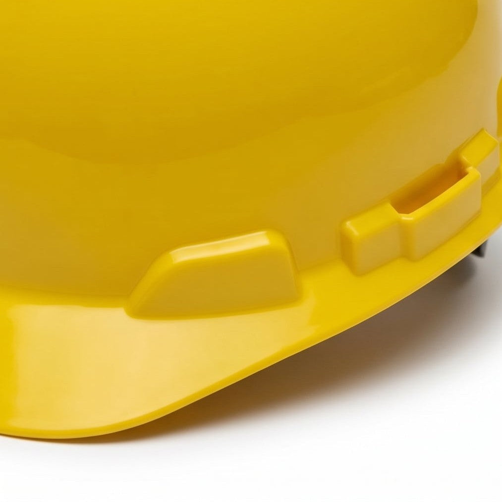 خوذة سلامة، موديل 3M Yellow، بلاستيك عالي التحمل HDPE/ABS، مقاس قابل للتعديل 52-62 سم، حماية عالية من الصدمات - 4