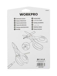 مقص كهربائي، WP294003، شفرات ستانلس ستيل، 5 فتحات تعرية 10-18AWG، قطع وتجريد أسلاك بدقة