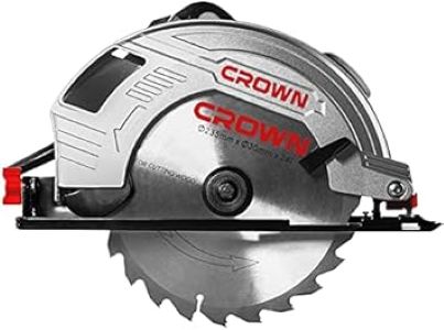 منشار دائري Crown 15210-2000W 9 بوصة، CT15210-235، ضبط عمق القطع، قطع دقيقة وسهلة