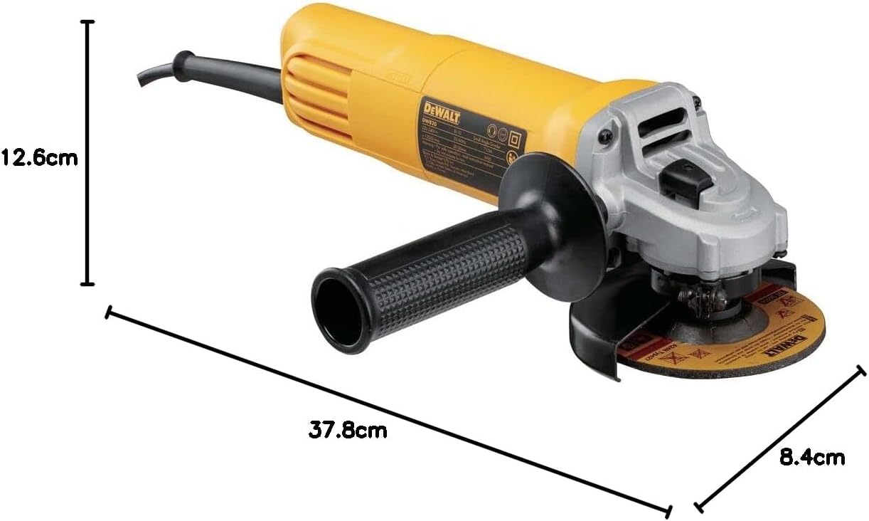 صاروخ جلخ DWE4010T، 730 واط، 220 فولت، 4.5 بوصة، أداء ثابت في القطع والجلخ