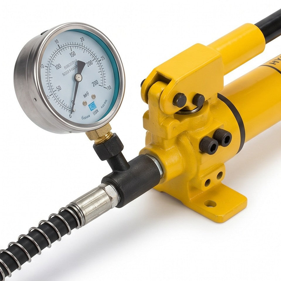 مضخة هيدروليك يدوية CP700، سعة 700CC، ضغط 700 بار، تشغيل يدوي قوي - 3