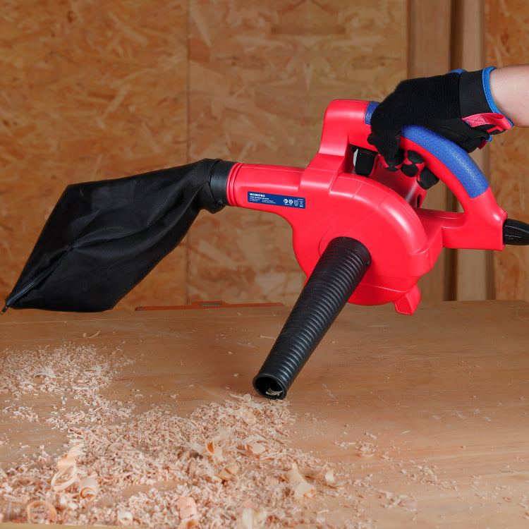 مكنسة ونفاخ WORKPRO 600W، WP476002، 220-240 فولت، سرعة متغيرة، تنظيف أسرع وأسهل