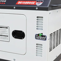 مولد ديزل صامت Hi-Perfect DG15000SE3، 10.5 كيلوواط، 380 فولت، ثلاثي الطور، تشغيل مستمر للطاقة - 3