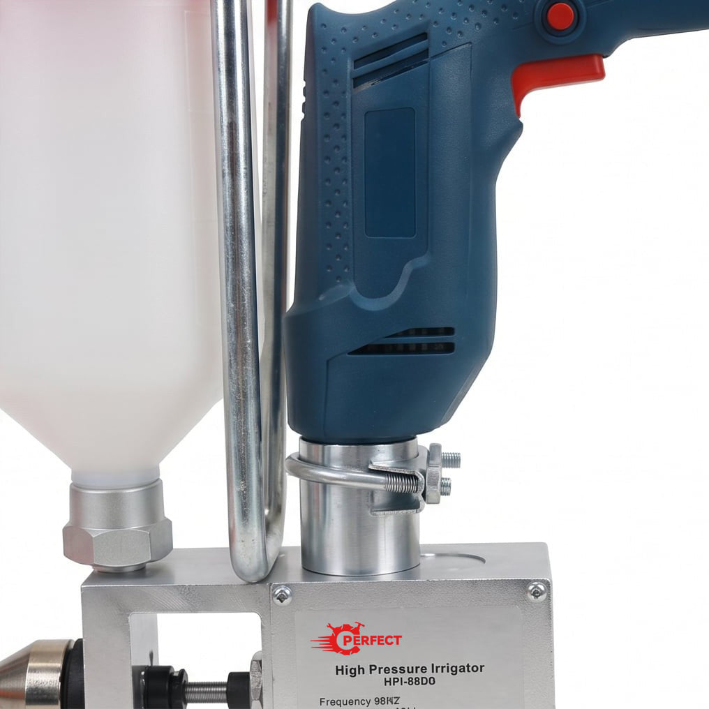 ماكينة حقن فوم خرسانة سيلفر, (HPI-9999S), 60Hz, 220V, ضغط 15000psi, أداء قوي لحقن الفوم - 6