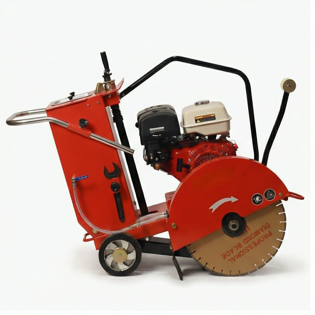 ماكينة قطع الأسفلت PAC20، محرك هوندا GX390، شفرة 400-500 مم، عمق قطع 180 مم، لقطع الأسفلت بدقة - 1