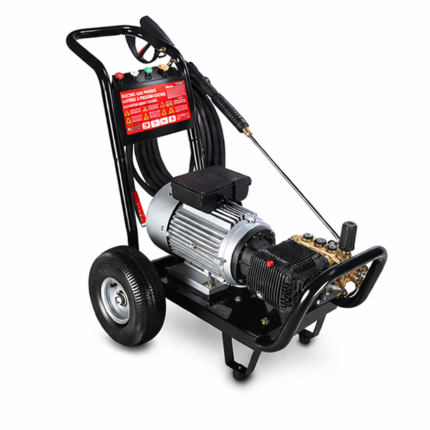 مضخة ضغط عالي 3WZ-2200C، 152 بار، 3 كيلو واط، 220 فولت، 1 فاز، أداء ثابت للتنظيف القوي - 5