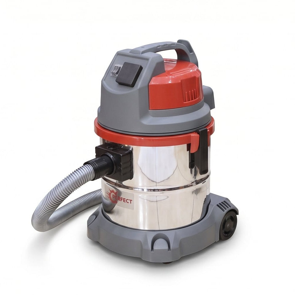 مكنسة كهربائية Perfect JN503-20L، 20 لتر، 1200 واط، جافة ورطبة، خزان ستانلس ستيل، شفط قوي وتنظيف عملي - 2