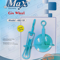 ونش بكرة تعليق GIN WHEELS MAX 482-10" (10 بوصة)، هيكل فولاذي، حمولة 250 كجم، رفع وسحب آمن - 6
