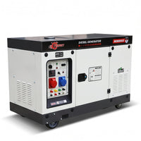 مولد ديزل صامت Hi-Perfect DG16000SE3، 12-13 كيلوواط، 380-415 فولت، ثلاثي الطور، طاقة مستقرة - 1