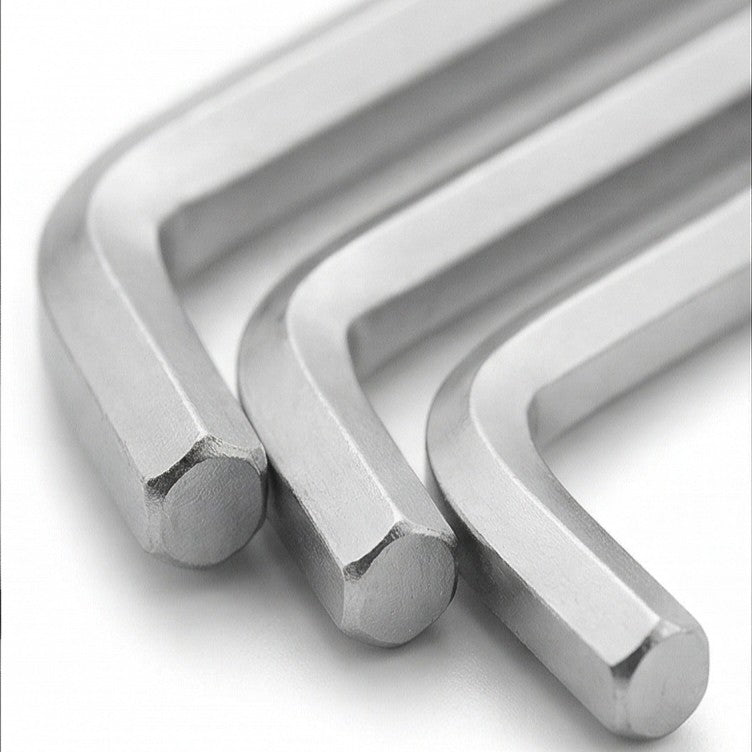 مجموعة مفاتيح ألن طويلة 351LAF-10، 1/16" - 3/8"، فولاذ كروم فاناديوم مقوى، لربط وفك المسامير السداسية