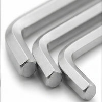 مجموعة مفاتيح ألن طويلة 351LAF-10، 1/16" - 3/8"، فولاذ كروم فاناديوم مقوى، لربط وفك المسامير السداسية