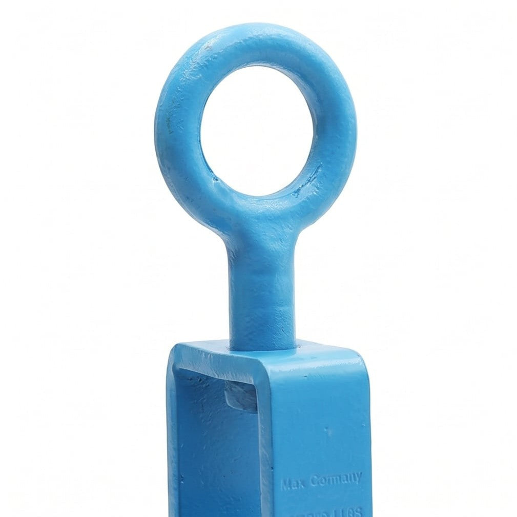 ونش بكرة تعليق GIN WHEELS MAX 482-10" (10 بوصة)، هيكل فولاذي، حمولة 250 كجم، رفع وسحب آمن - 4