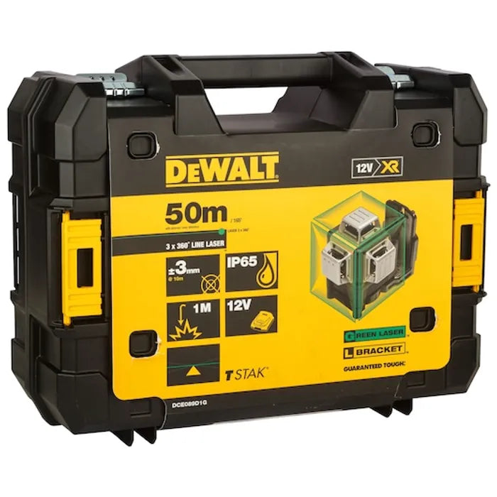 ليزر ليفل ديولت أخضر DCE089D1G-220، خطوط دقيقة، 3 مستويات، تثبيت سهل ودقة أعلى - 7