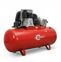 كمبروسر هواء إيطاليا بيرفكت 500 لتر 7.5 حصان، موديل N500/VG6/7.5HP، 10 بار، قوة تشغيل عالية - 2