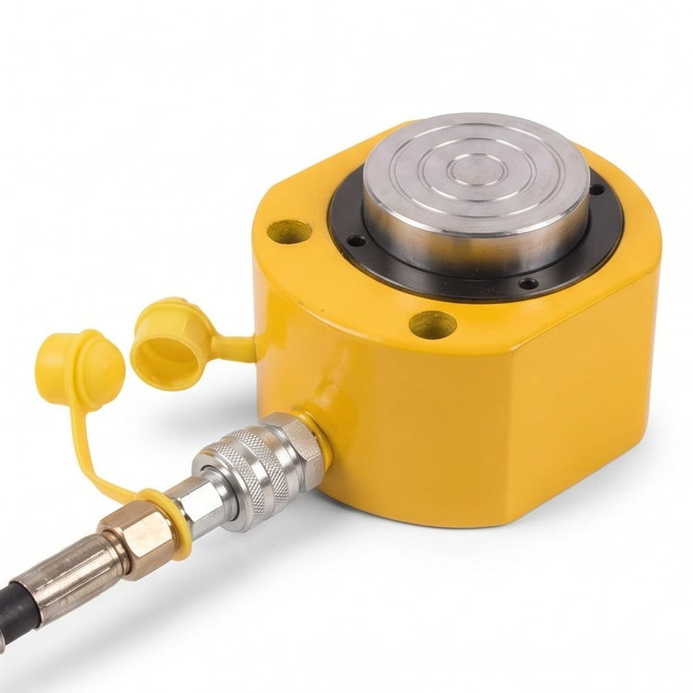 جاك أسطواني هيدروليك قصير MAK HHYG-200T W/PUMP CP700B، 200 طن، رفع صناعي شديد، قوة عالية - 3