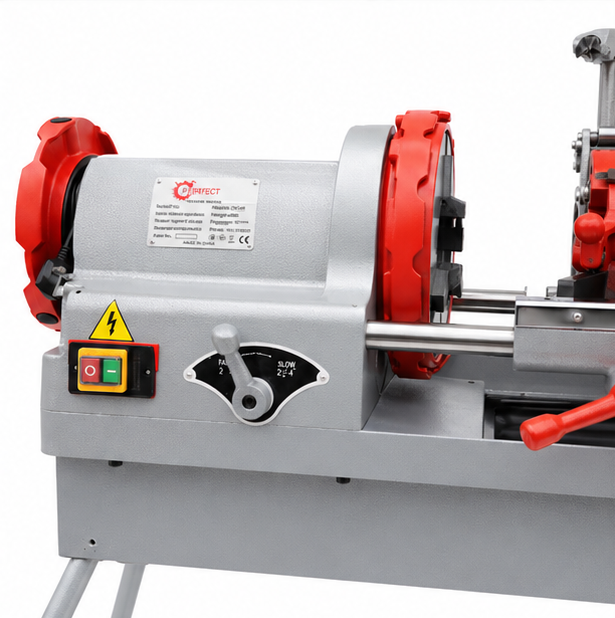 ماكينة قلاوظ Perfect P80 1/2"-3"، 750 واط، قص وتوسيع وقلاوظ احترافي - 4